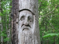 Ferry Island Carving